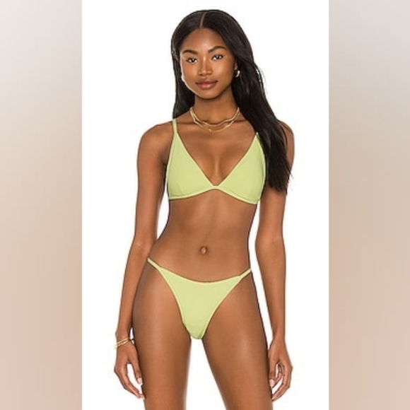 L*Space Millie Jay Bikini Set Mojito Green - Picture 6 of 6